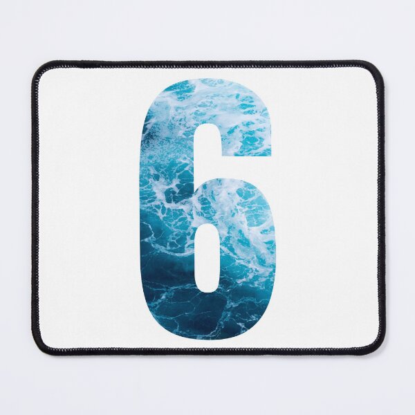 Item preview, Ocean Waves Number 6 designed and sold by LiveAndGlow.