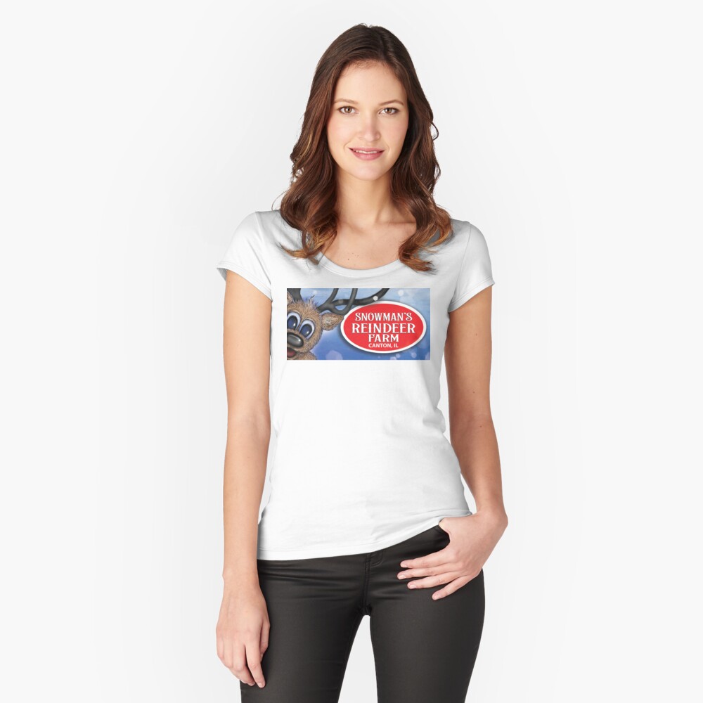 Item preview, Fitted Scoop T-Shirt designed and sold by SnowmanRF.