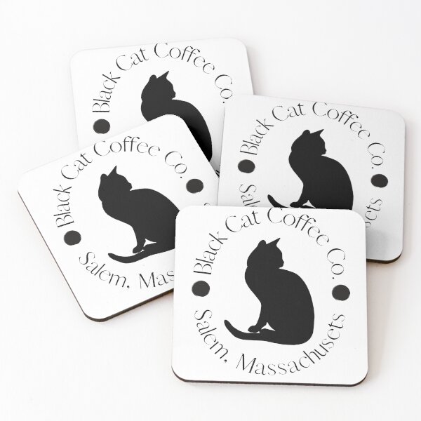 Item preview, Black Cat Coffee Co. designed and sold by RavensNestTees.