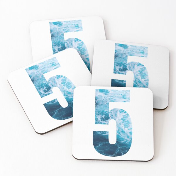 Item preview, Ocean Waves Number 5 designed and sold by LiveAndGlow.