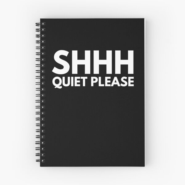 Item preview, SHHH Quiet Please White designed and sold by OutofFocusShop.