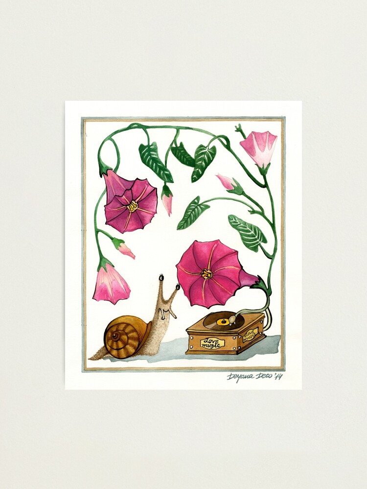 Alternate view of LOVE MUSIC Photographic Print