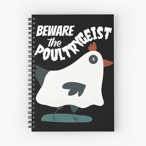 Item preview, Beware the Poultrygeist Ghost Chicken designed and sold by Caregiverology.
