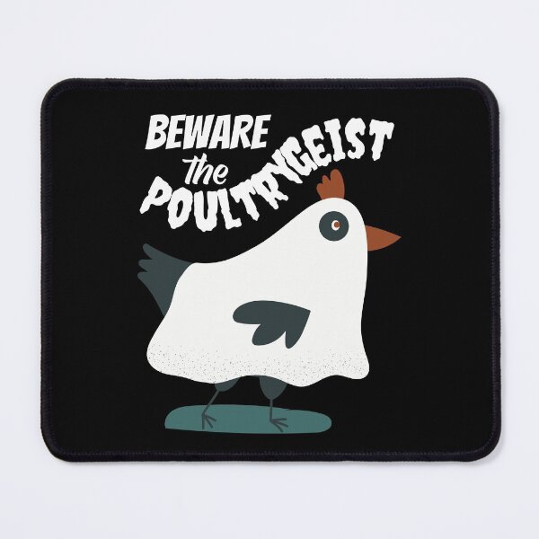 Item preview, Beware the Poultrygeist Ghost Chicken designed and sold by Caregiverology.