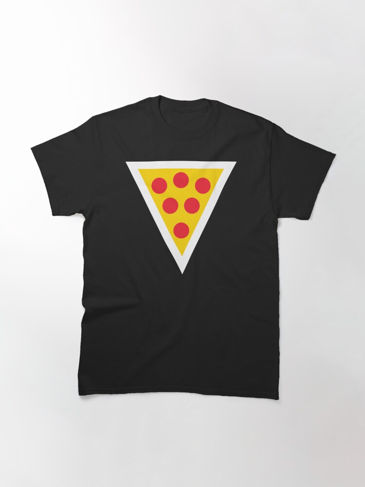 Classic T-Shirt, Pizza Man Nick Diesslin Pizza Slice designed and sold by PizzaManNick