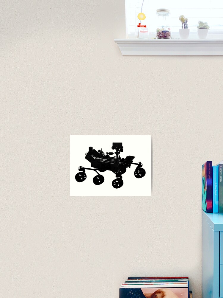 Thumbnail 2 von 3, Kunstdruck, Curiosity Mars Rover designt und verkauft von mthierst.