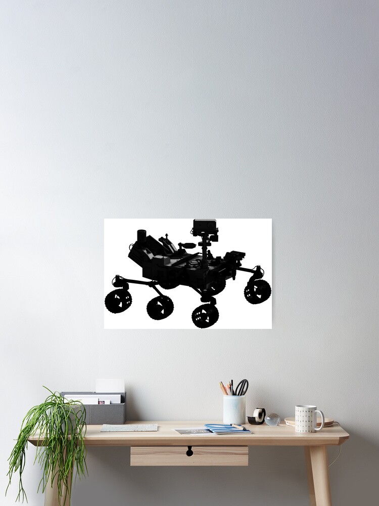 Thumbnail 2 of 3, Poster, Curiosity Mars Rover designed and sold by mthierst.