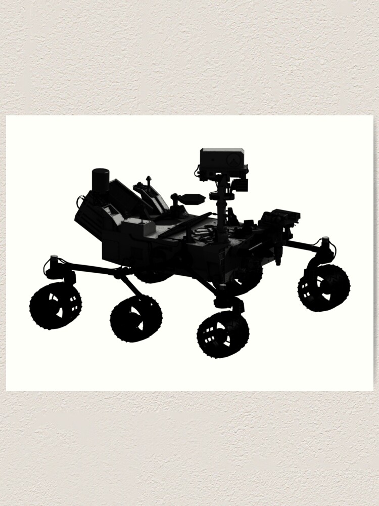 Thumbnail 1 von 3, Kunstdruck, Curiosity Mars Rover designt und verkauft von mthierst.