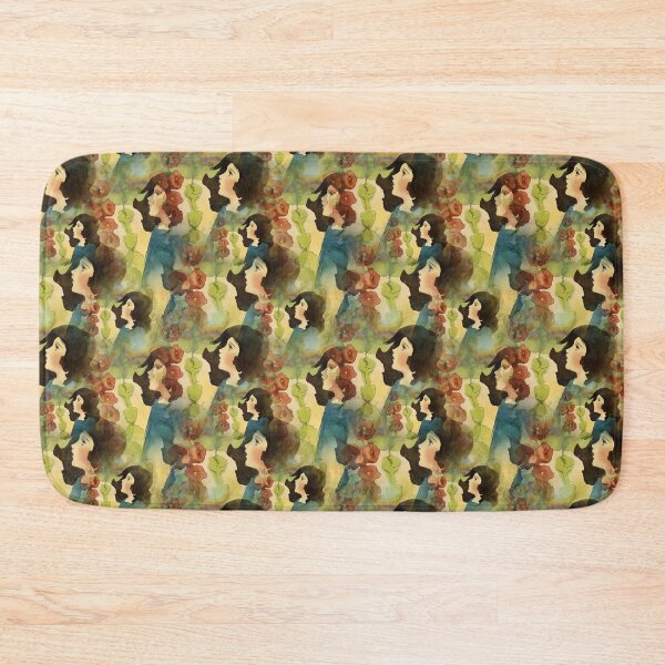 Item preview, Girl among the flowers pattern designed and sold by RafaelLima7.