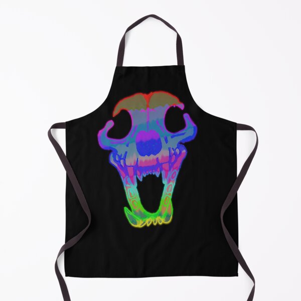 Item preview, eye strain rainbow canine skull designed and sold by PastelHellhound.