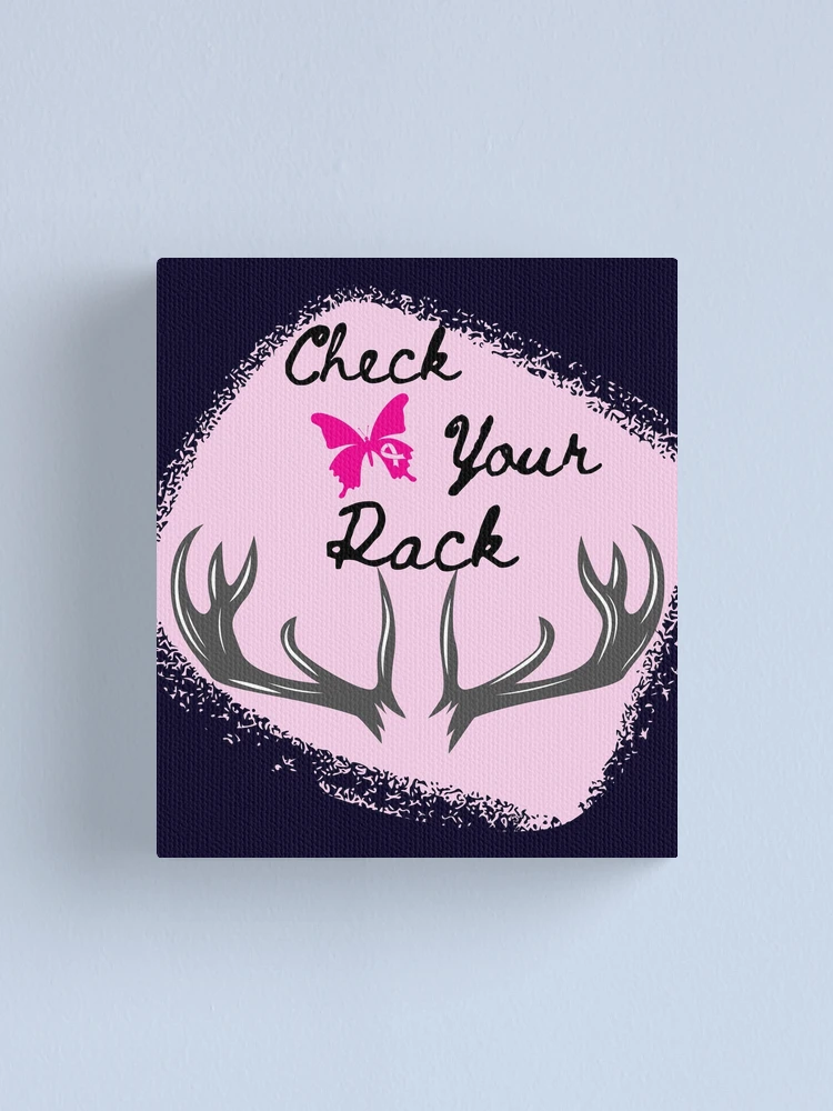 Thumbnail 1 of 3, Canvas Print, Check Your Rack designed and sold by SquirrelCreate.