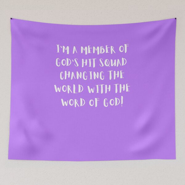 Item preview, I"m A Member Of Gods Hit Squad !!! designed and sold by JrocketDesigns.