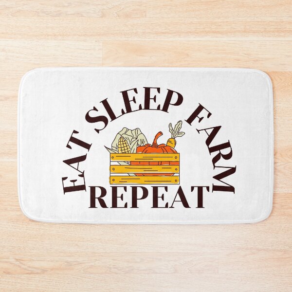 Item preview, EAT SLEEP FARM REPEAT CRATE designed and sold by wildwhimsical.