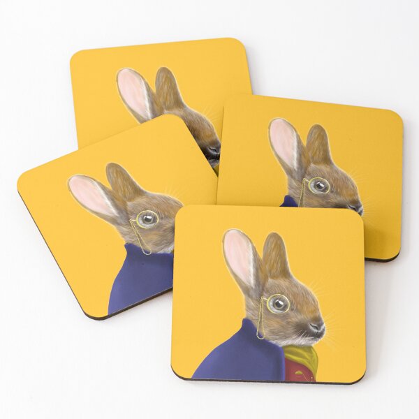 Item preview, Victorian Dressed Rabbit with monocle - Golden  designed and sold by Kittys-Art.