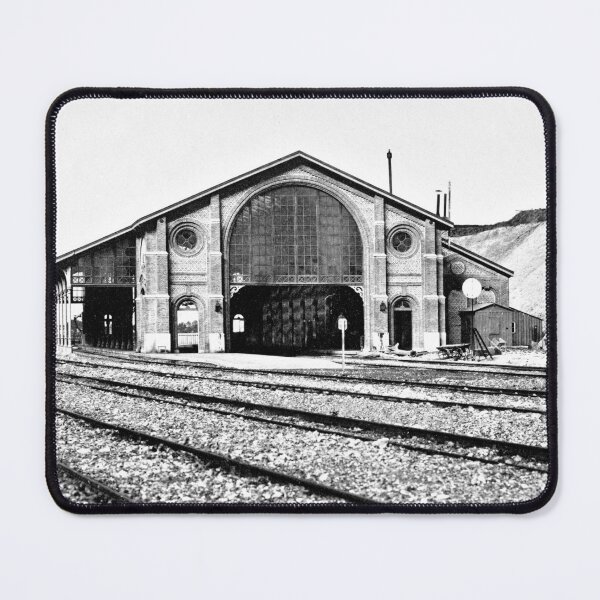 Item preview, Building and Tracks circa 1855 designed and sold by photefaux.