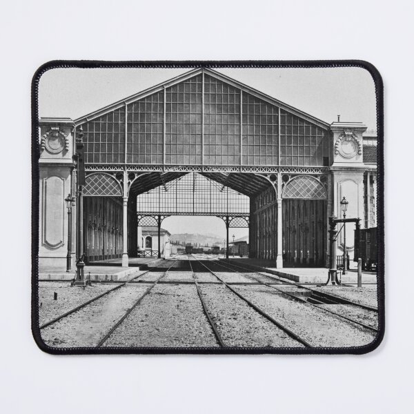 Item preview, Building and Tracks Running Through circa 1855 designed and sold by photefaux.