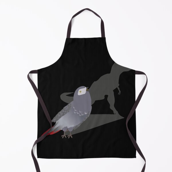 Item preview, African Grey Parrot T-Rex Dinosaur Shadow and Pet Birds designed and sold by Rzelemenz.