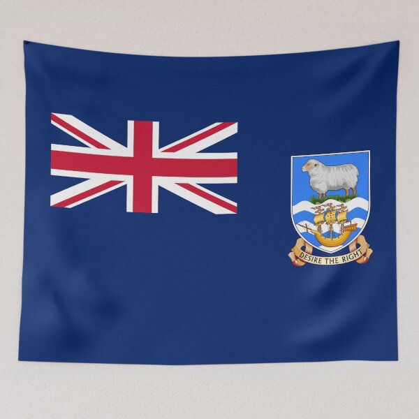 Item preview, Falkland Islands Flag designed and sold by Beluga Cat.