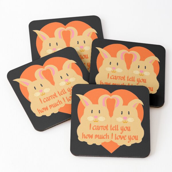 Item preview, Rabbits. I carrot tell you how much I love you.  designed and sold by Bumpulous.