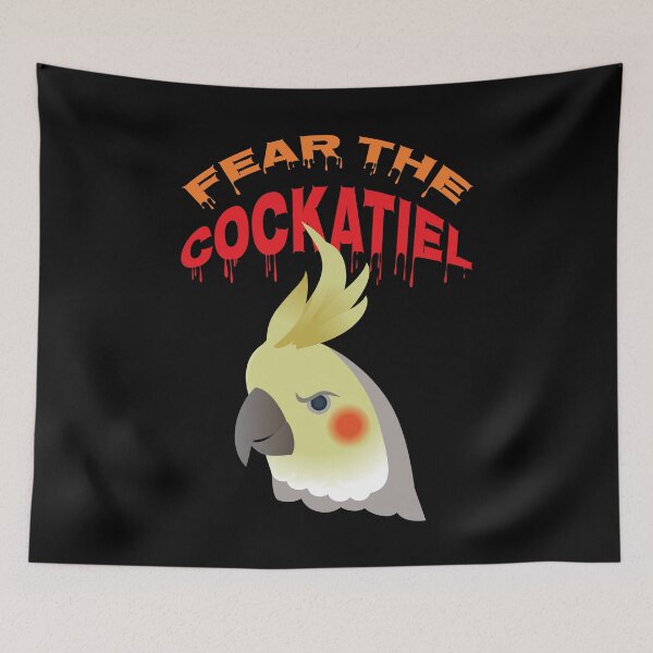 Item preview, Fear the Cockatiel Funny Exotic Bird Parrot Lover Cockatiel  designed and sold by Rzelemenz.