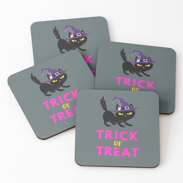 Item preview, Trick or Treat Halloween Black Cat designed and sold by Ksaavet.