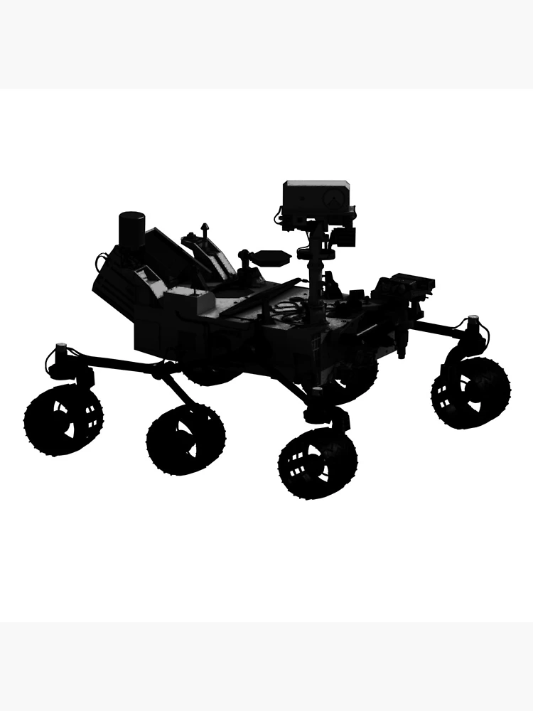 Thumbnail 5 of 5, Coasters (Set of 4), Curiosity Mars Rover designed and sold by Spaceflight Designs.