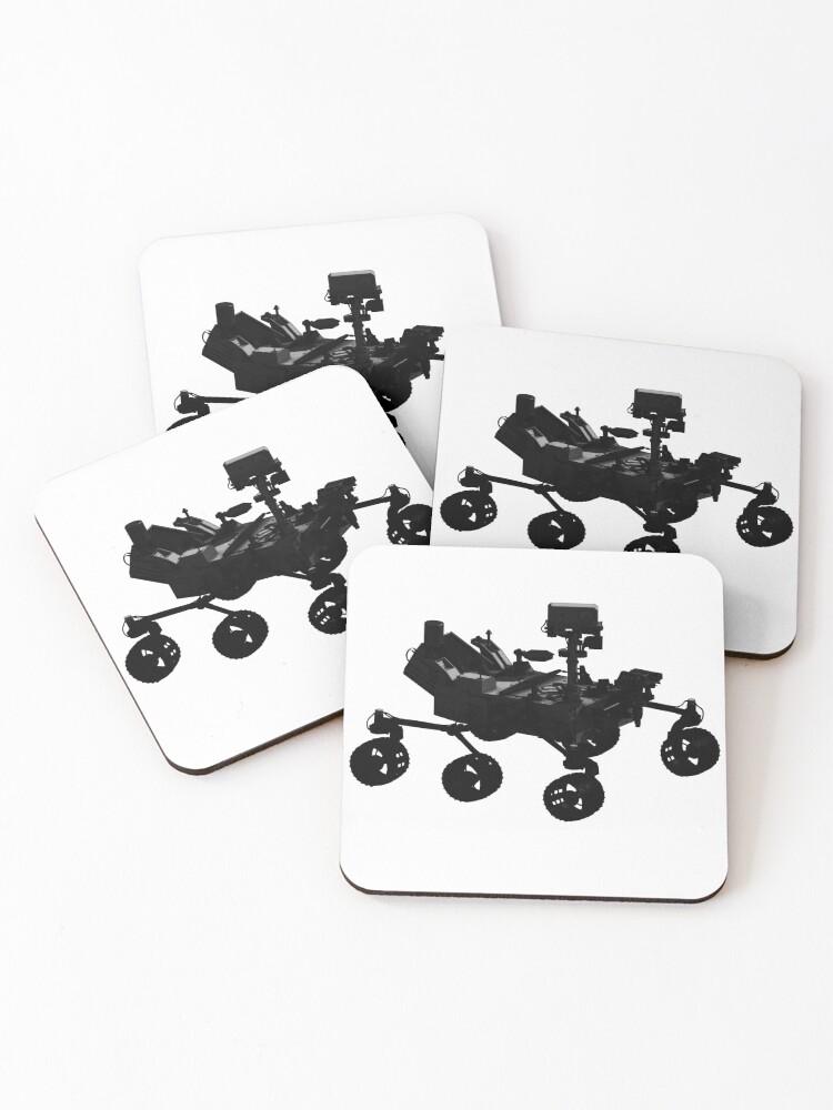 Thumbnail 1 of 5, Coasters (Set of 4), Curiosity Mars Rover designed and sold by mthierst.