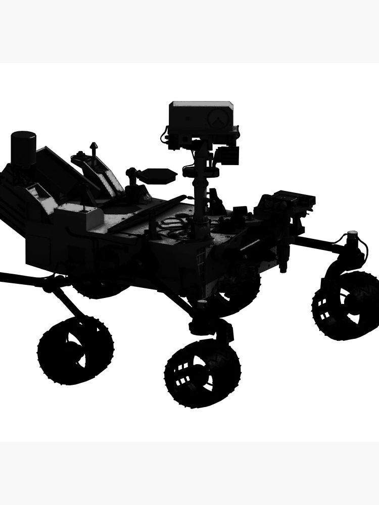Thumbnail 4 of 4, Pillow, Curiosity Mars Rover designed and sold by Spaceflight Designs.