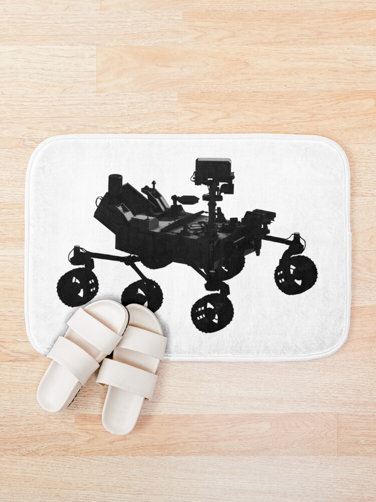 Thumbnail 1 of 6, Bath Mat, Curiosity Mars Rover designed and sold by mthierst.