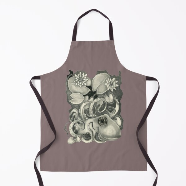 Item preview, Octopus and water lilies designed and sold by KnowingWonder.