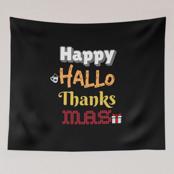 Item preview, Happy Hallothanksmas Covering All The Holidays designed and sold by SewnMemories.