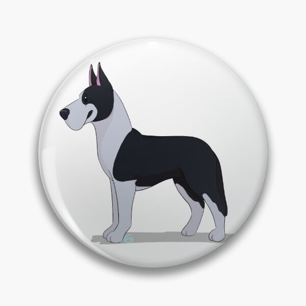 Item preview, Puppy Love 2: Great Dane (Black and White) designed and sold by Sophie Mattocks.