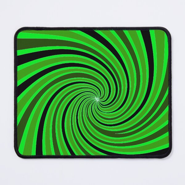 Item preview, Green, Black Swirl pattern,  designed and sold by Nostrathomas66.