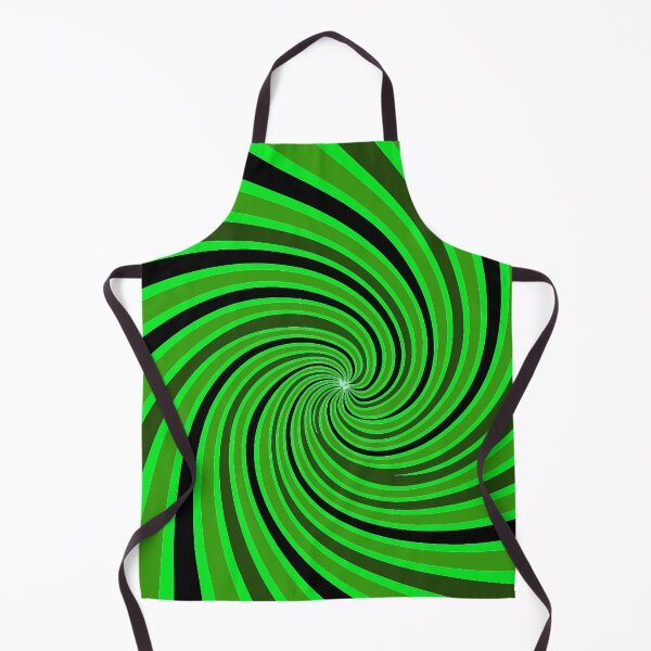 Item preview, Green, Black Swirl pattern, designed and sold by Nostrathomas66.