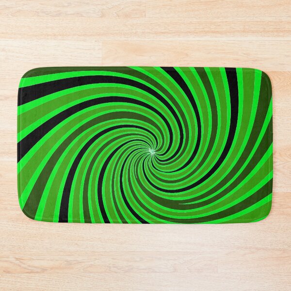 Item preview, Green, Black Swirl pattern,  designed and sold by Nostrathomas66.