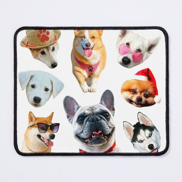 Item preview, Dogs Sticker bundle, Pug Puppy Sticker, doggo heads Sticker designed and sold by high-star.