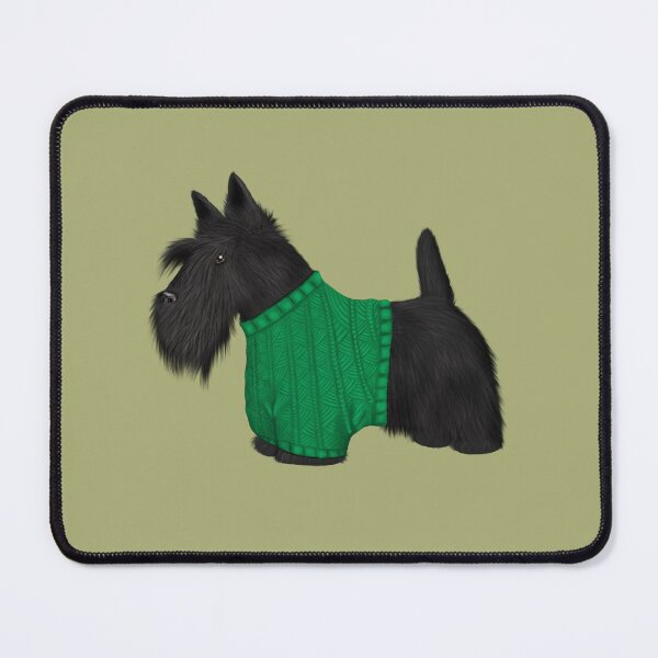 Item preview, Scotty Dog in Green Jumper designed and sold by Kittys-Art.
