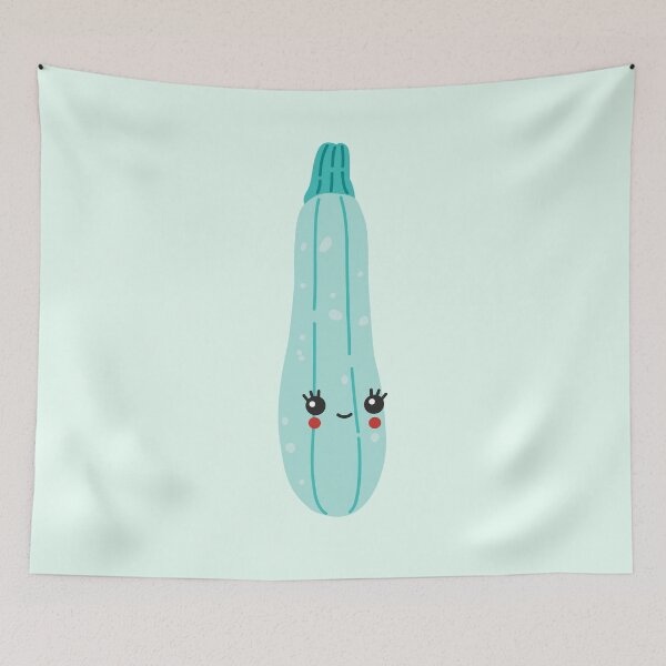 Item preview, Cute Kawaii Zucchini designed and sold by TamGustam.