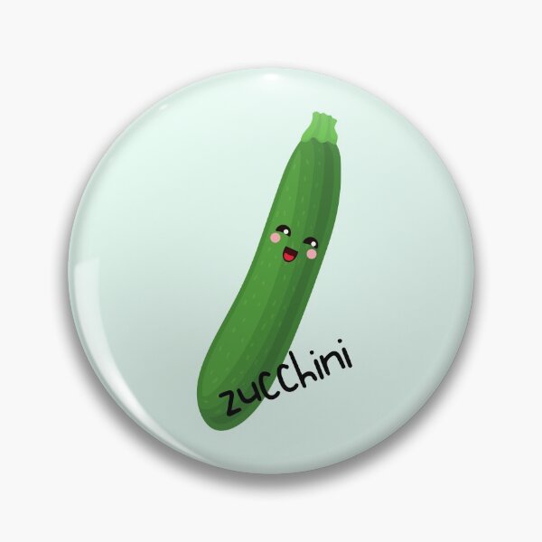 Item preview, Funny Kawaii Zucchini designed and sold by TamGustam.