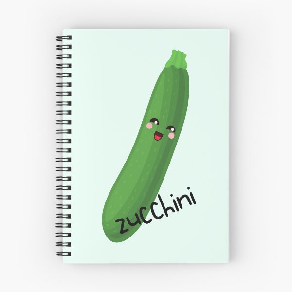 Item preview, Funny Kawaii Zucchini designed and sold by TamGustam.
