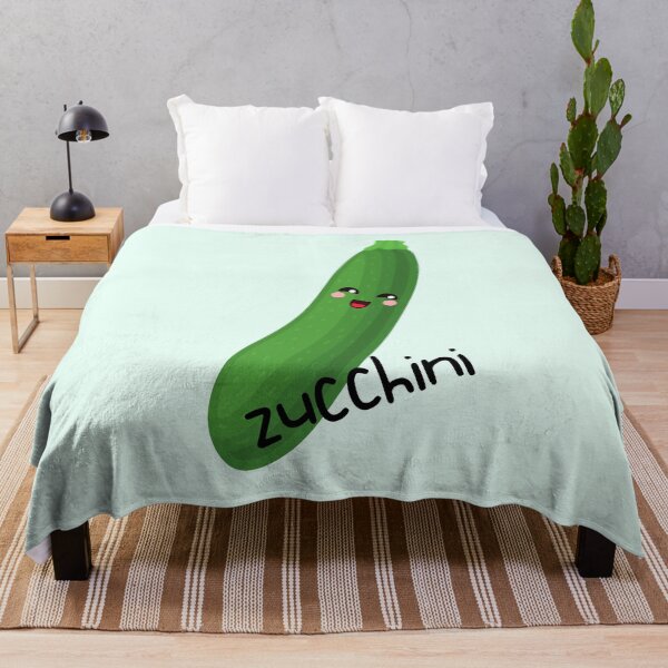 Item preview, Funny Kawaii Zucchini designed and sold by TamGustam.