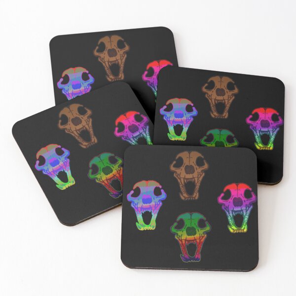 Item preview, canine skull pattern designed and sold by PastelHellhound.