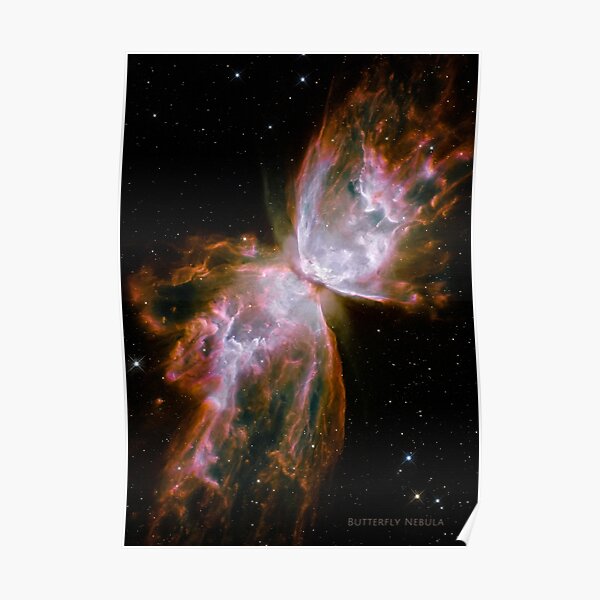 Butterfly Nebula HD! Poster