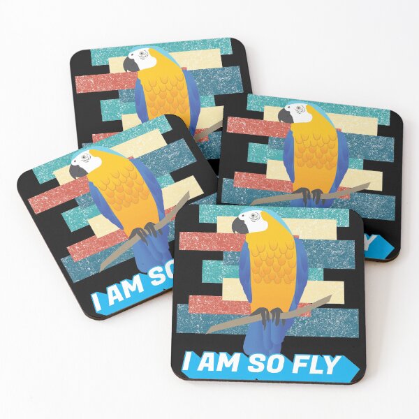 Item preview, I am so Fly Funny Exotic Birds Bird Macaw Parrot Lover   designed and sold by Rzelemenz.