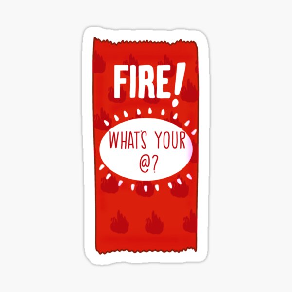 "Taco Bell Fire Sauce" Sticker for Sale by daddys Redbubble