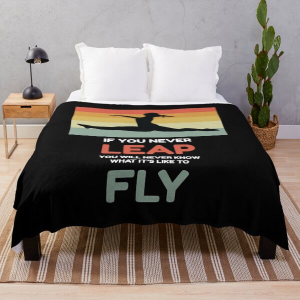 Item preview, If you Never Leap Gymnastic and Acrobatic Gymnast Saying   designed and sold by Rzelemenz.