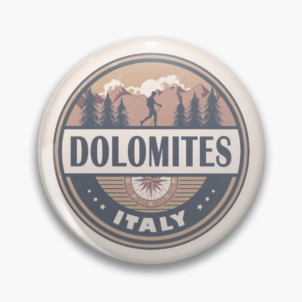 Item preview, Dolomites Italy Vintage Mountains Hiking Design designed and sold by CynthiaGraphics.