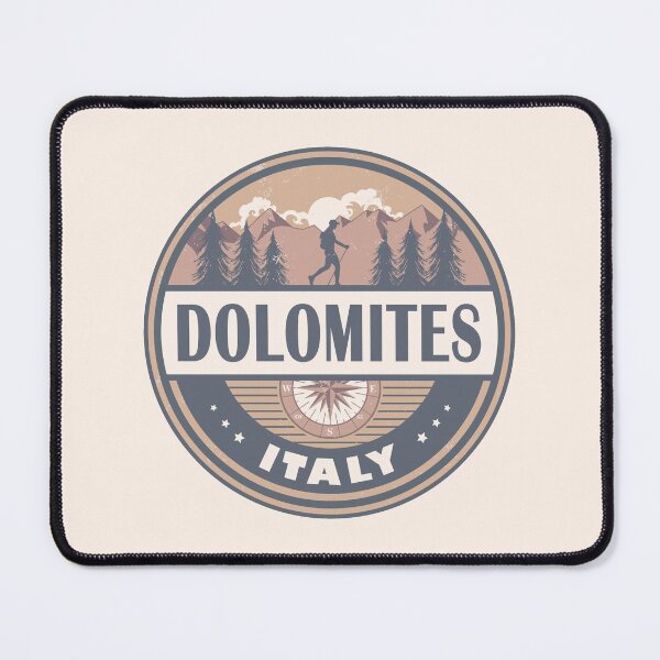Item preview, Dolomites Italy Vintage Mountains Hiking Design designed and sold by CynthiaGraphics.