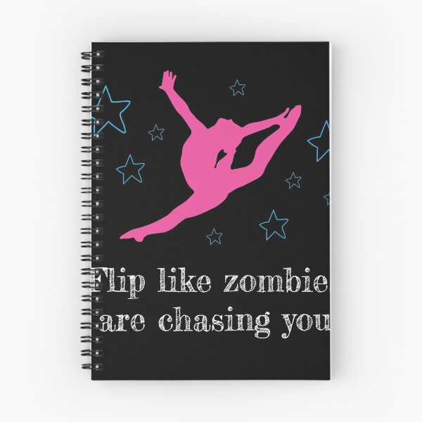 Item preview, Flip like Zombies Gymnastic and Acrobatic Gymnast Saying   designed and sold by Rzelemenz.