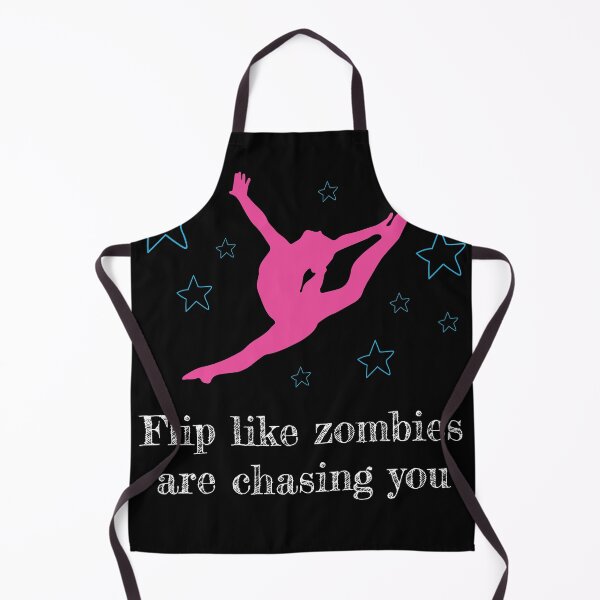 Item preview, Flip like Zombies Gymnastic and Acrobatic Gymnast Saying designed and sold by Rzelemenz.